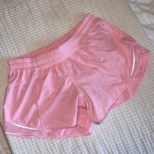 Lululemon Hotty Hot Lined Short 4” - Size: 10 - Color: Bubblegum Pink